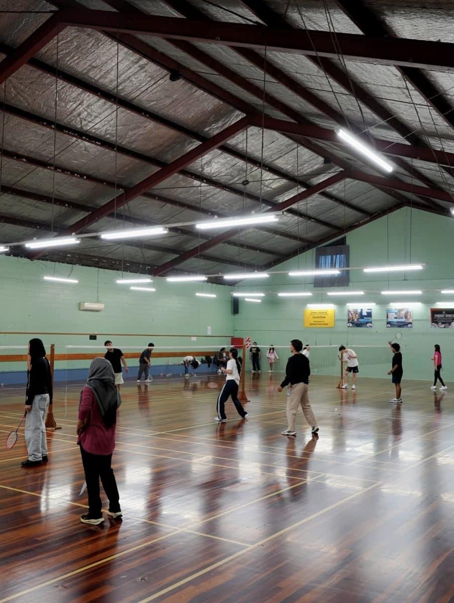 Badminton sessions — every week
