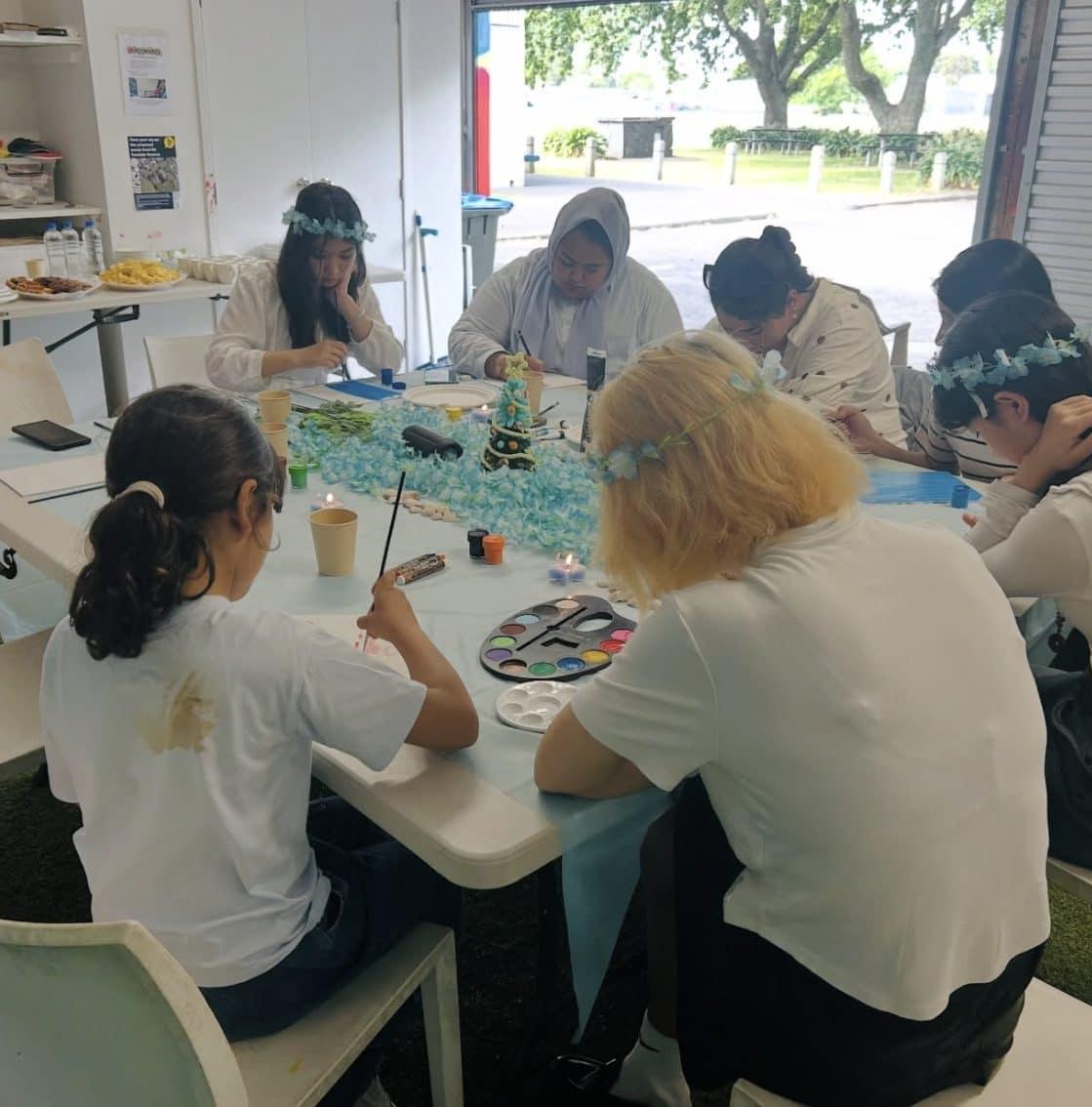 Painting session